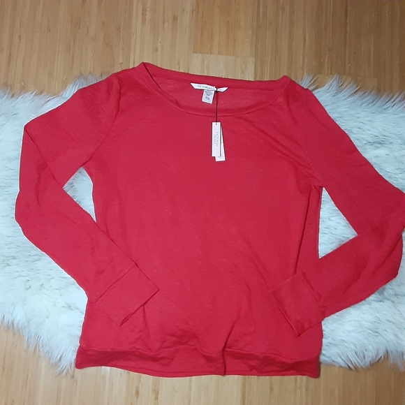 Victoria's Secret Tops - Victoria's Secret Red Long Sleeve Top